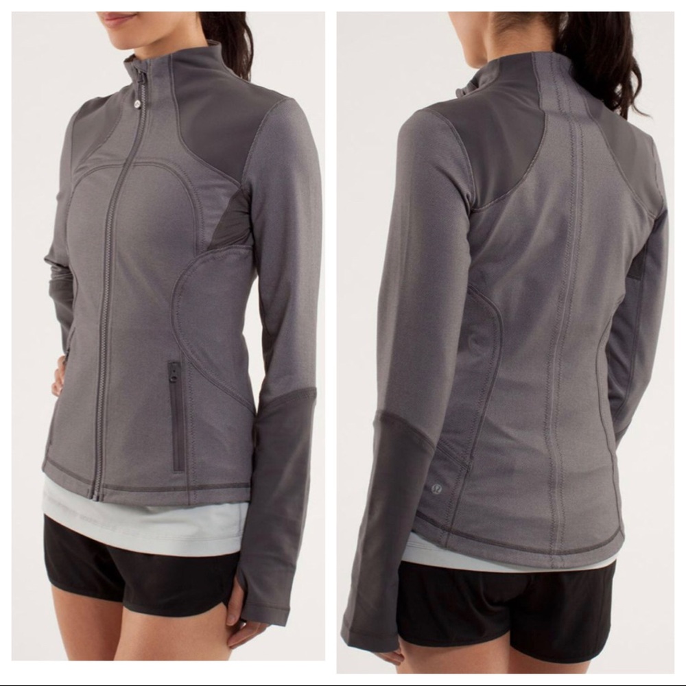 Lululemon Forme Jacket Luon Soot Light 8